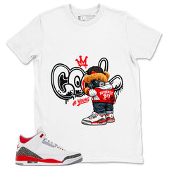 Fire Red 3s Zadago Shirt Cool Boy Graphic