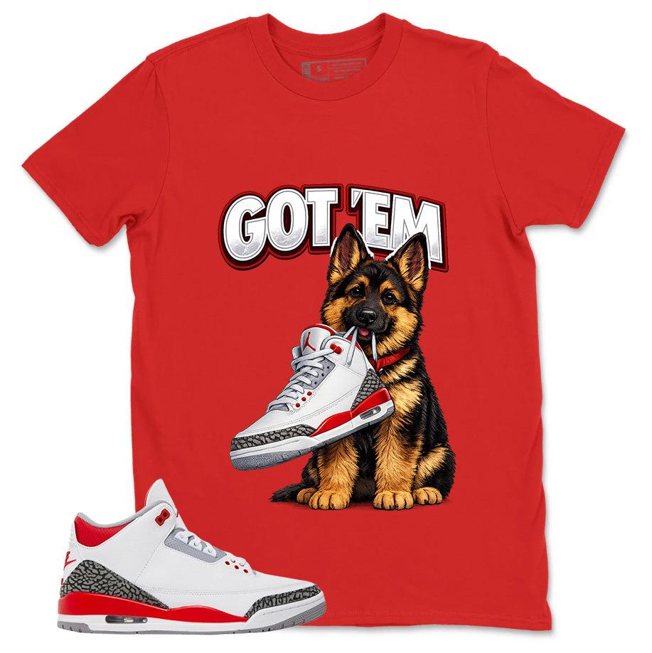 Fire Red 3s Zadago Shirt Got Em Gs Graphic