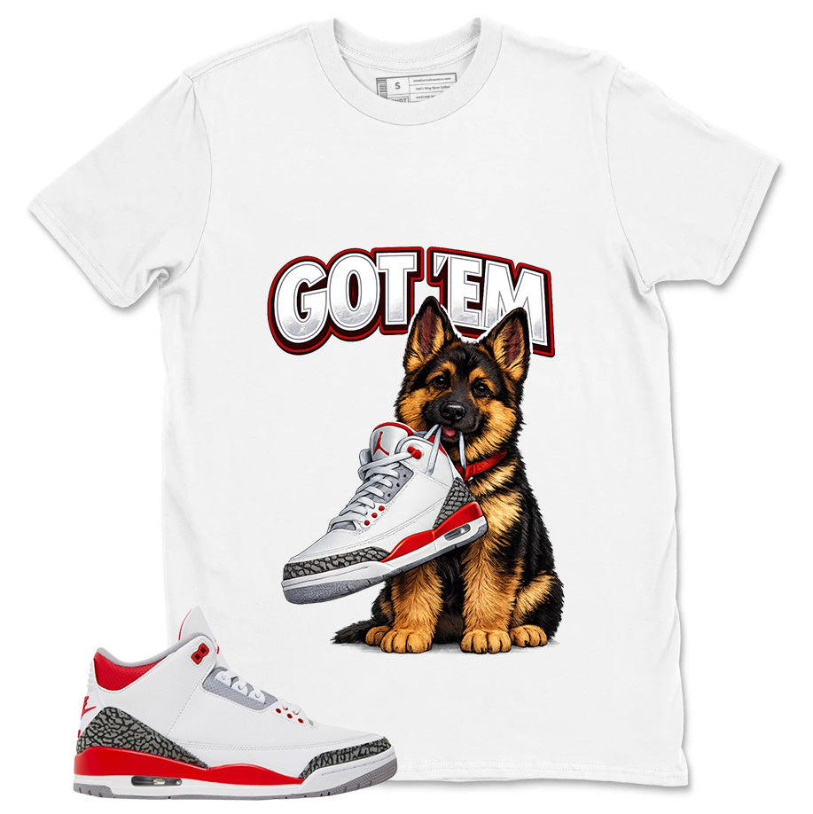 Fire Red 3s Zadago Shirt Got Em Gs Graphic