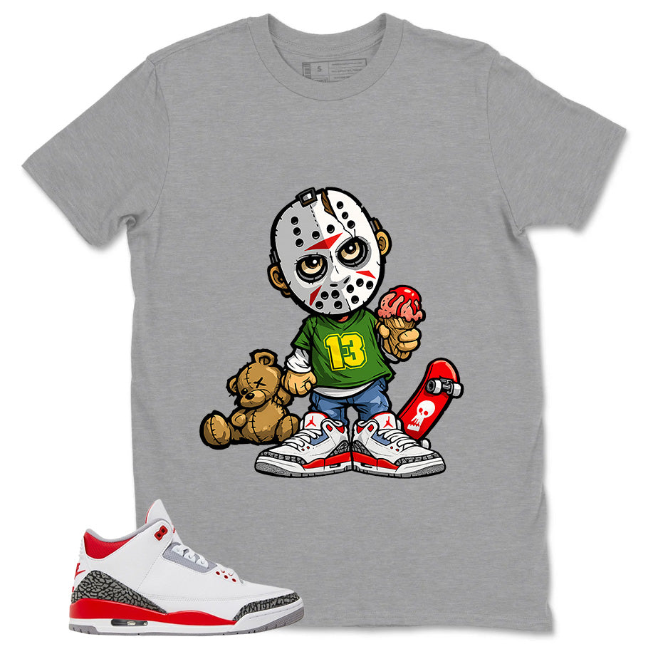 Fire Red 3s Zadago Shirt Little Jason Graphic