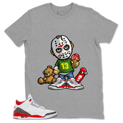 Fire Red 3s Zadago Shirt Little Jason Graphic
