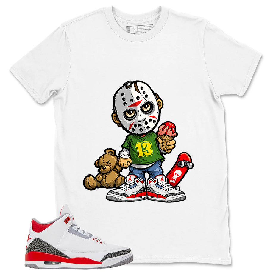 Fire Red 3s Zadago Shirt Little Jason Graphic
