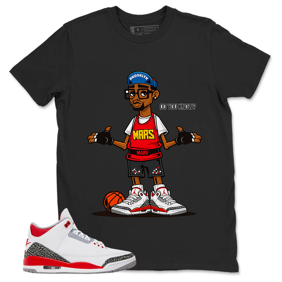 Fire Red 3s Zadago Shirt Mars Blackmon Graphic