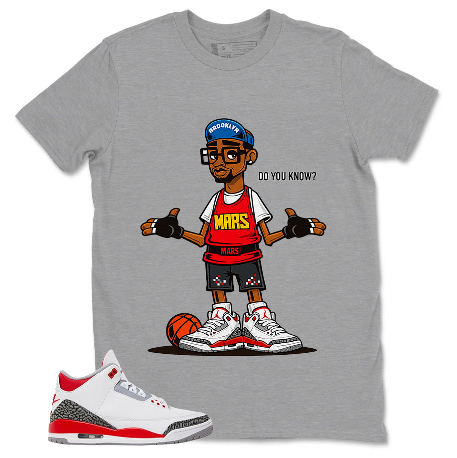 Fire Red 3s Zadago Shirt Mars Blackmon Graphic