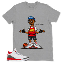 Fire Red 3s Zadago Shirt Mars Blackmon Graphic