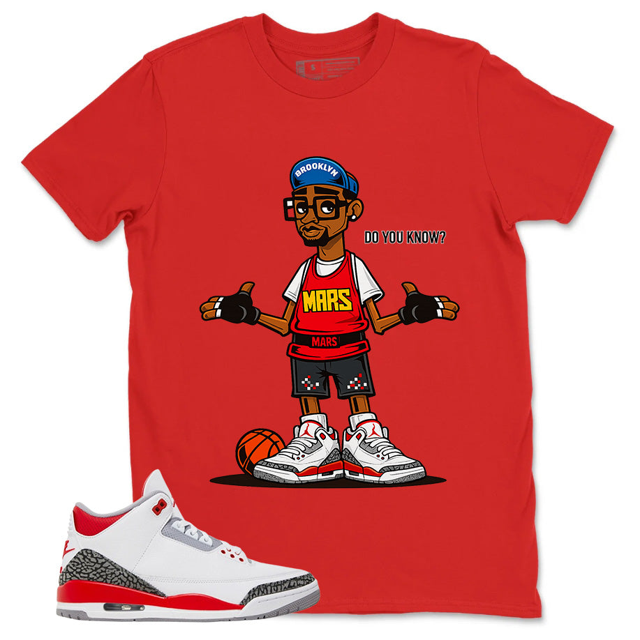 Fire Red 3s Zadago Shirt Mars Blackmon Graphic