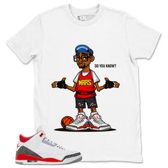 Fire Red 3s Zadago Shirt Mars Blackmon Graphic