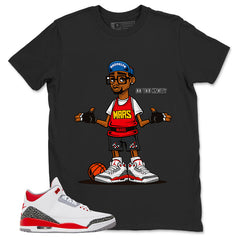 Fire Red 3s Zadago Shirt Mars Blackmon Graphic