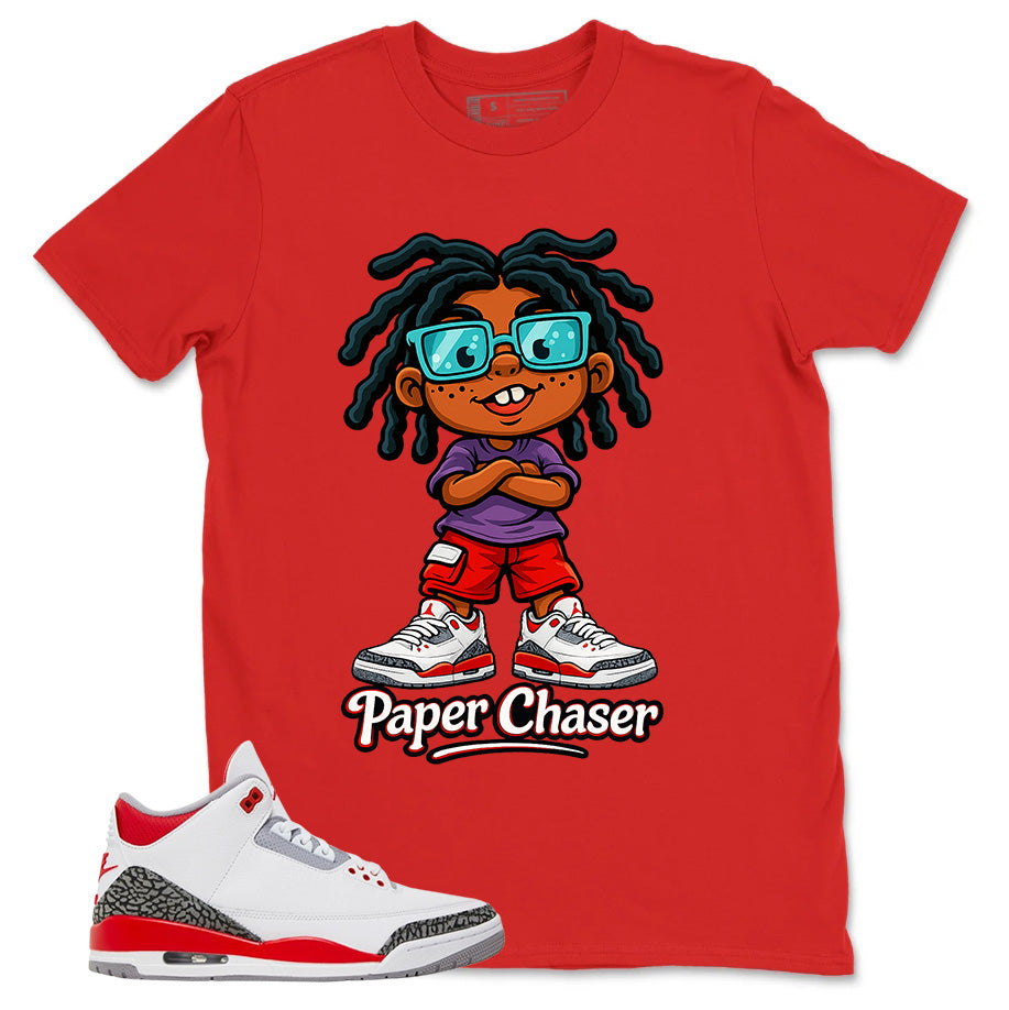 Fire Red 3s Zadago Shirt Paper Chaser Graphic