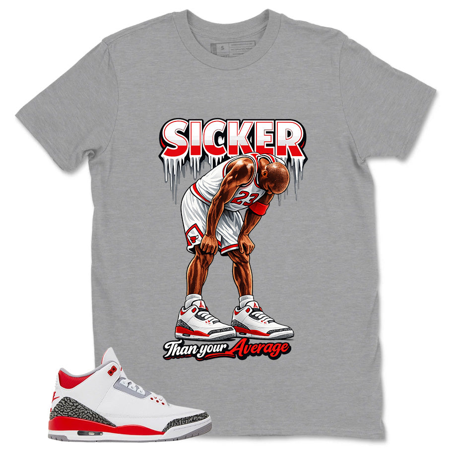 Fire Red 3s Zadago Shirt Sicker Than Your Average Graphic