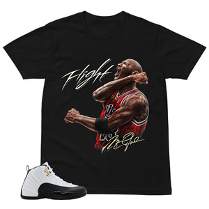 Flight Legend MJ Shirt - Match Air Jordan 12 'Taxi'