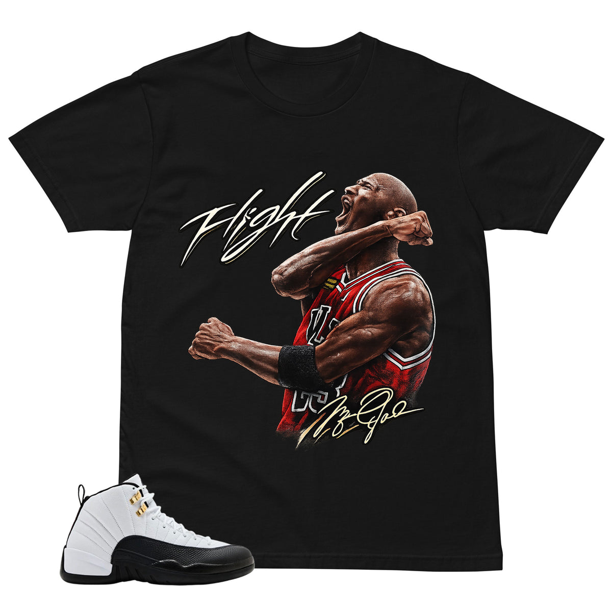 Flight Legend MJ Shirt - Match Air Jordan 12 'Taxi'