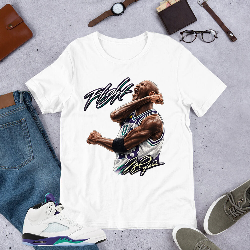 Flight Legend MJ Shirt - Matching Air Jordan 5 Retro 'Grape' 2025