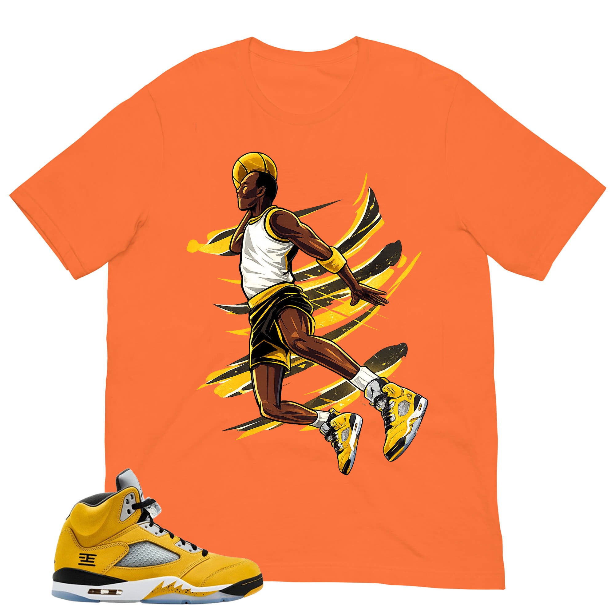 Graphic Tee Flight Legend Basketball Shirt - to Matching Air Jordan 5 T23 Tokyo