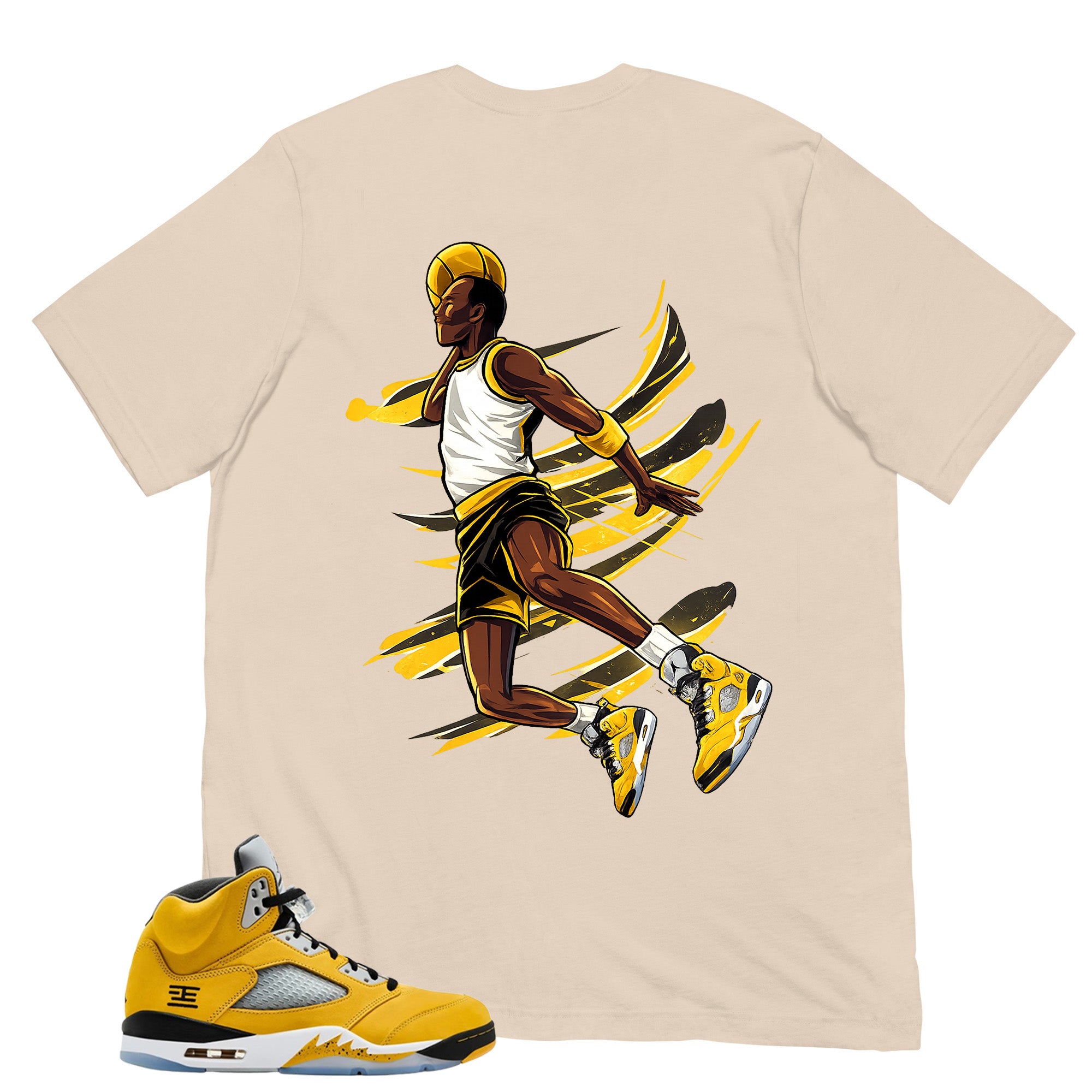 Graphic Tee Flight Legend Basketball Shirt - to Matching Air Jordan 5 T23 Tokyo
