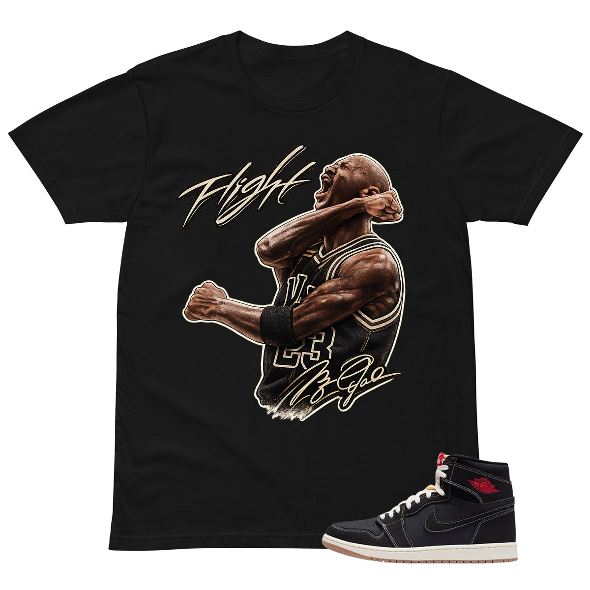 Flight Legend MJ Shirt - Match Air Jordan 1 Flight Club