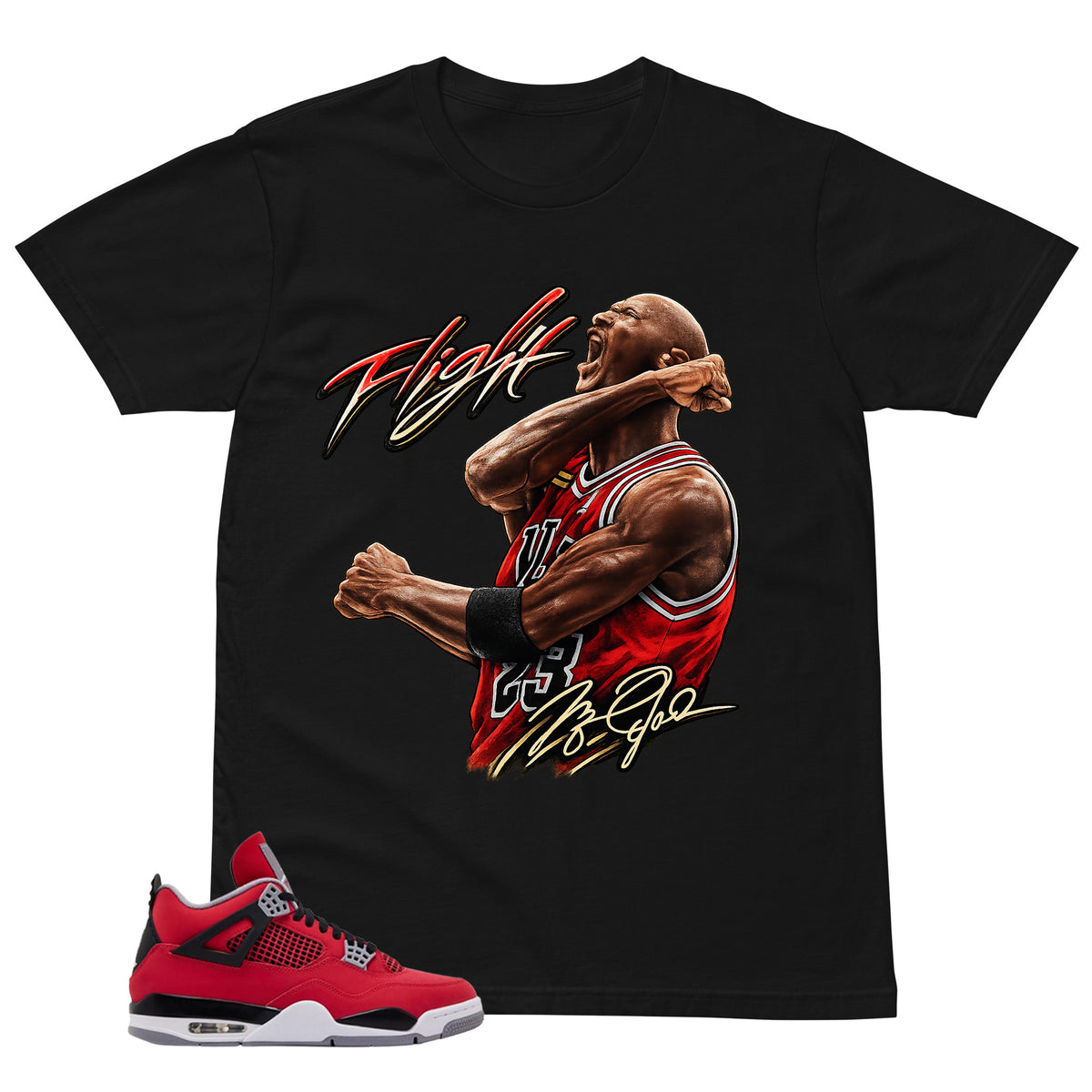 Flight Legend MJ Shirt - Match Air Jordan 4 Toro Bravo