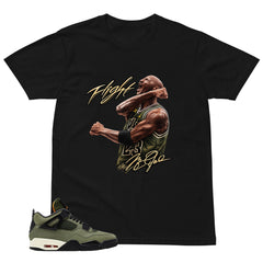 Flight Legend MJ Shirt - Match  Air Jordan 4 Undefeated