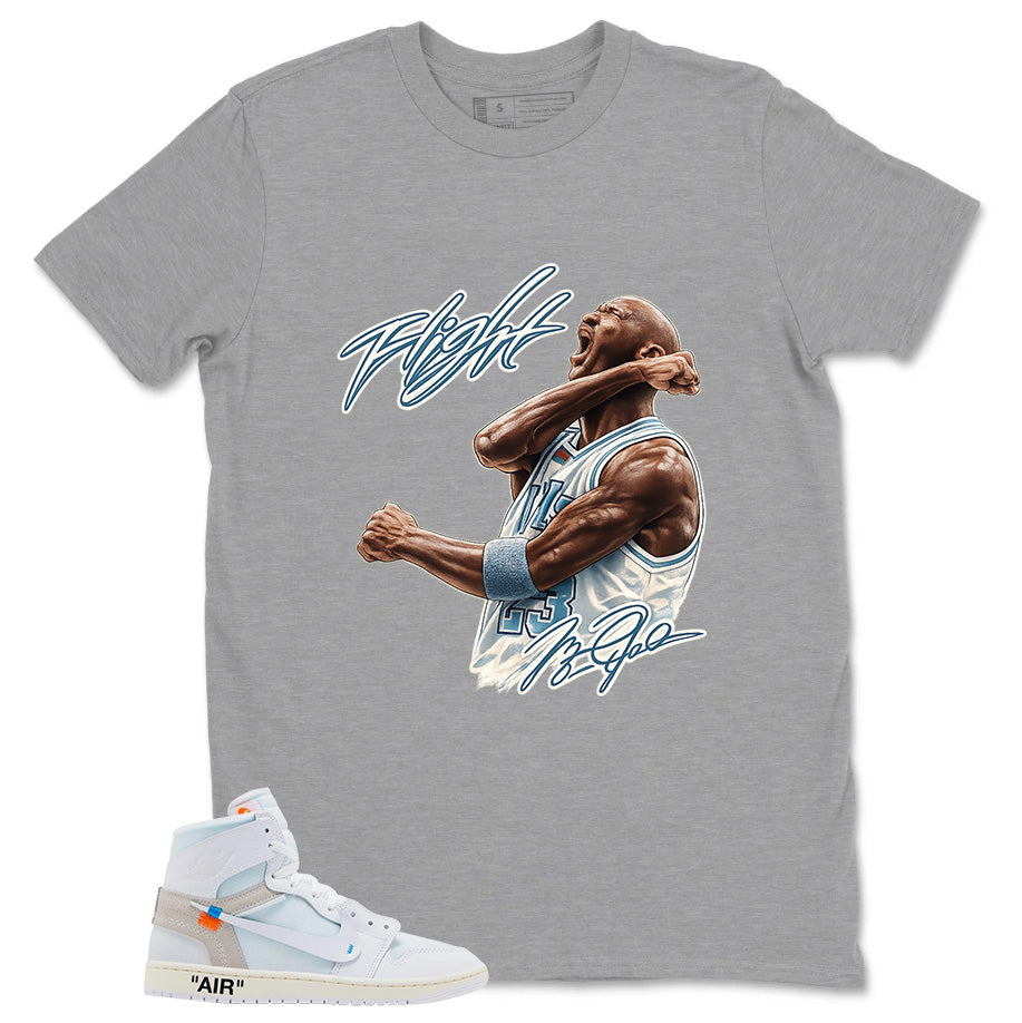 Flight Legend MJ Shirt - Match Virgil Abloh x Air Jordan 1 Alaska