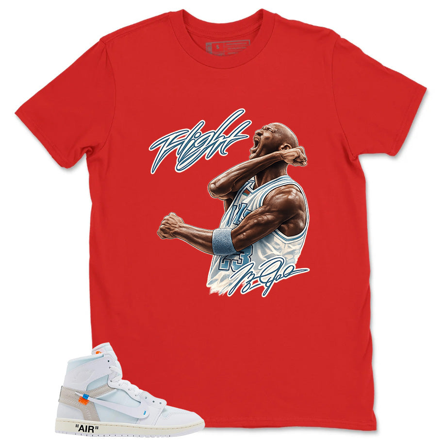 Flight Legend MJ Shirt - Match Virgil Abloh x Air Jordan 1 Alaska