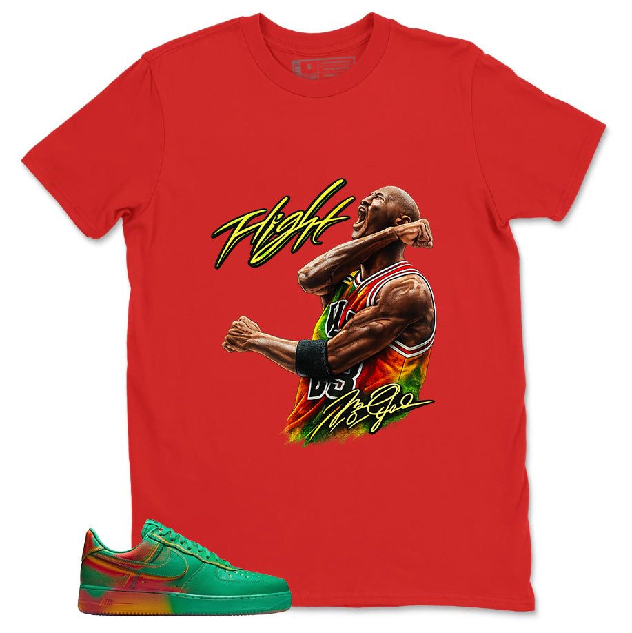 Flight Legend Shirt - Match Air Force 1 Stadium Green Crimson