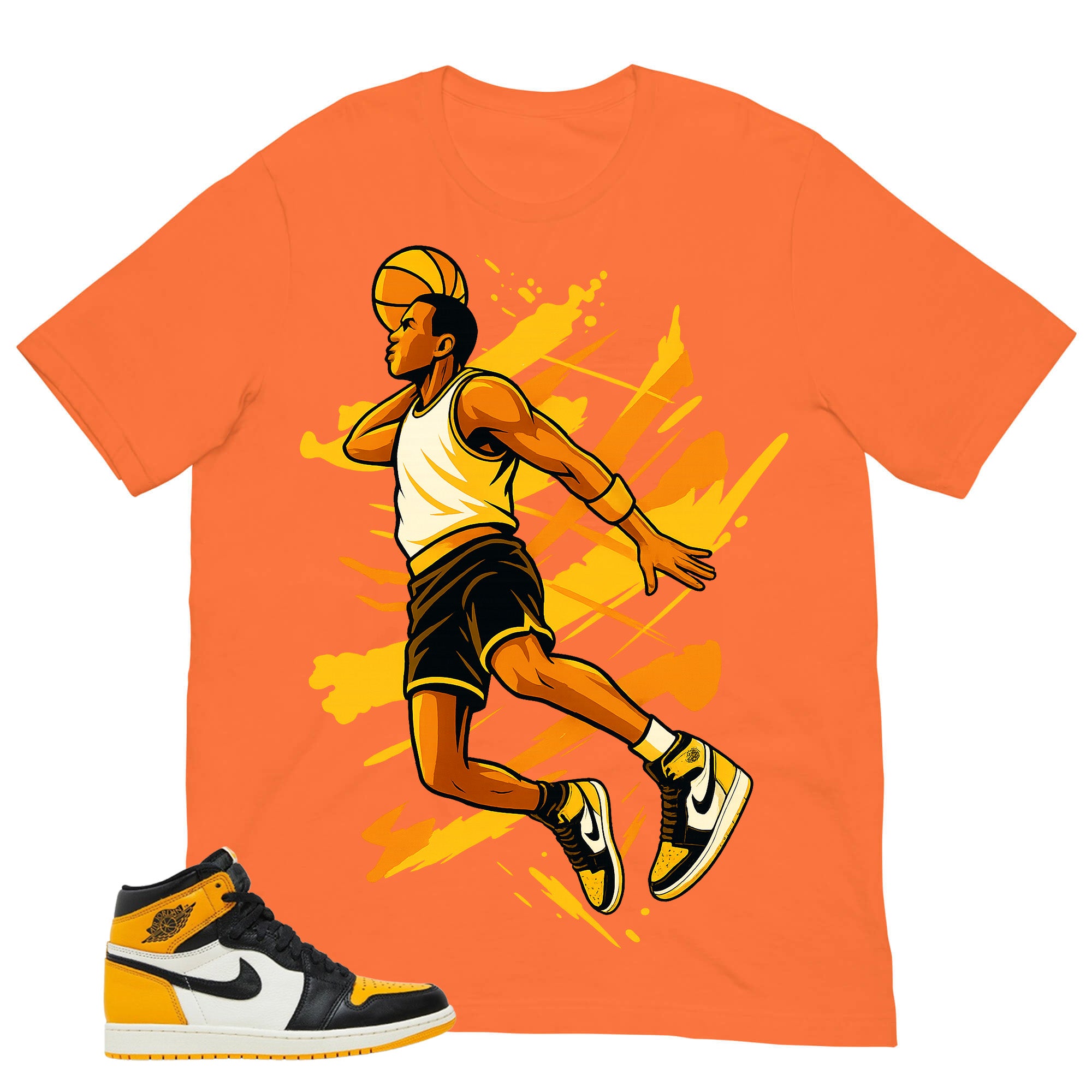 Flight Legend Shirt - Match Air Jordan 1 Yellow Toe
