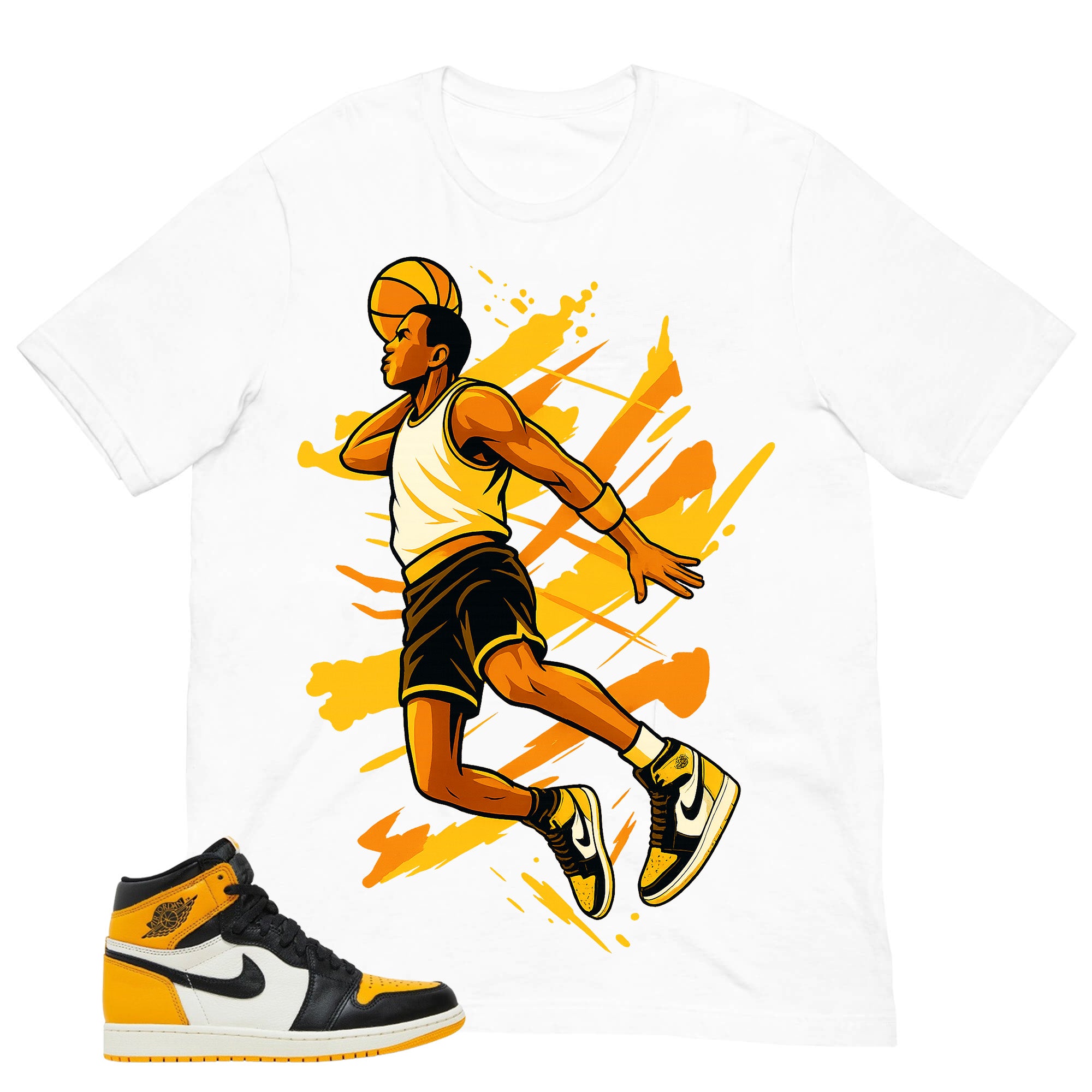 Flight Legend Shirt - Match Air Jordan 1 Yellow Toe