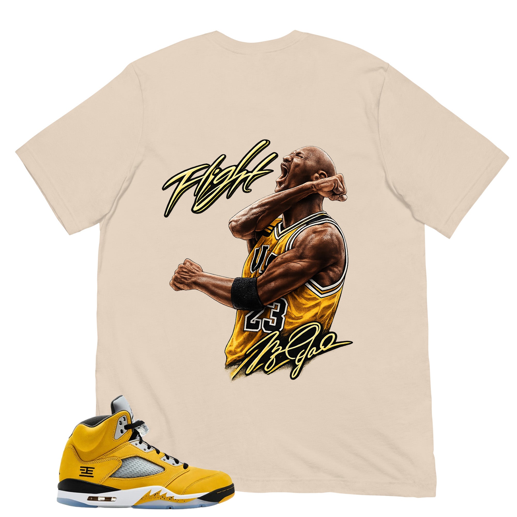Graphic Tee Flight Legend Shirt - Matching Air Jordan 5 T23 Tokyo