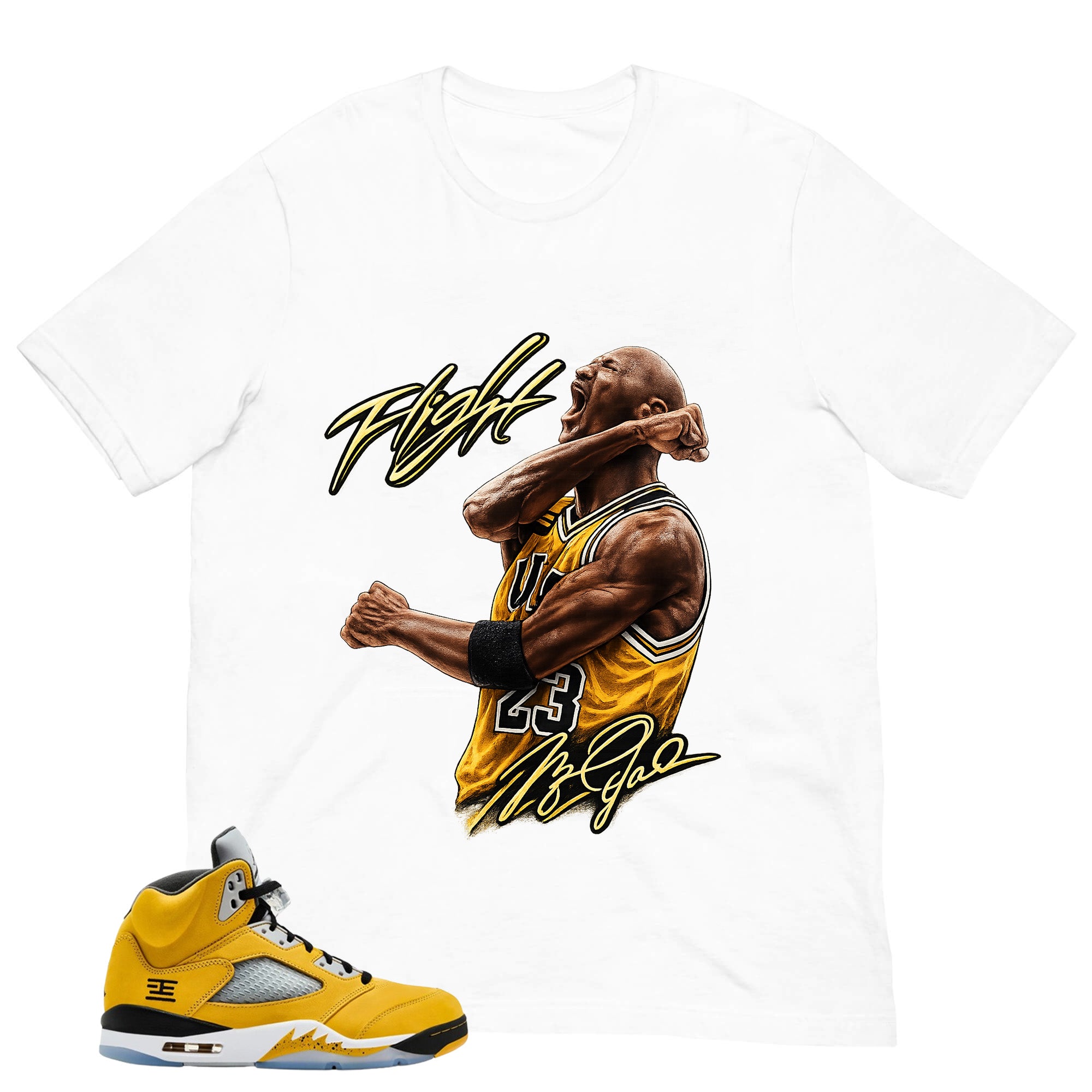 Graphic Tee Flight Legend Shirt - Matching Air Jordan 5 T23 Tokyo