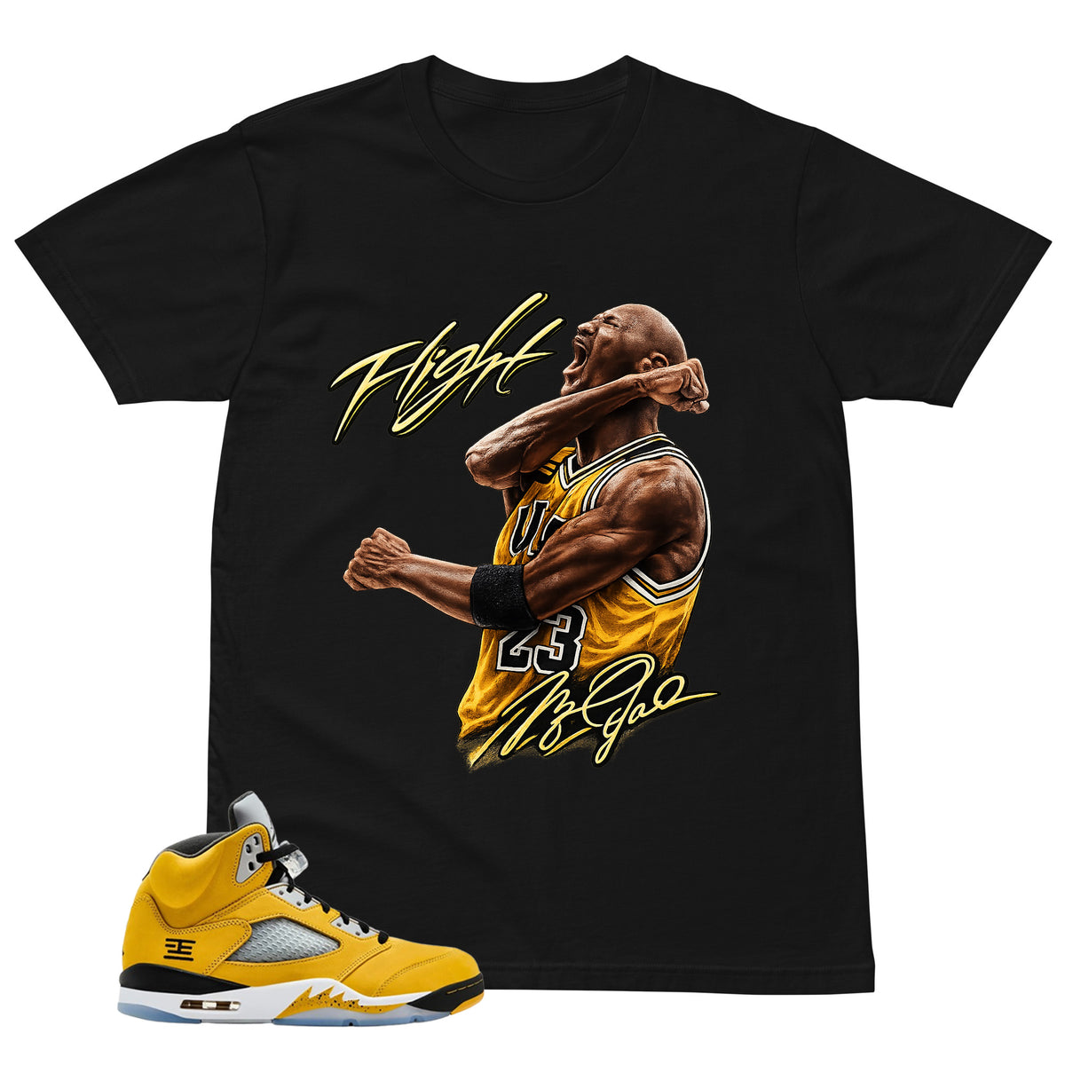 Graphic Tee Flight Legend Shirt - Matching Air Jordan 5 T23 Tokyo