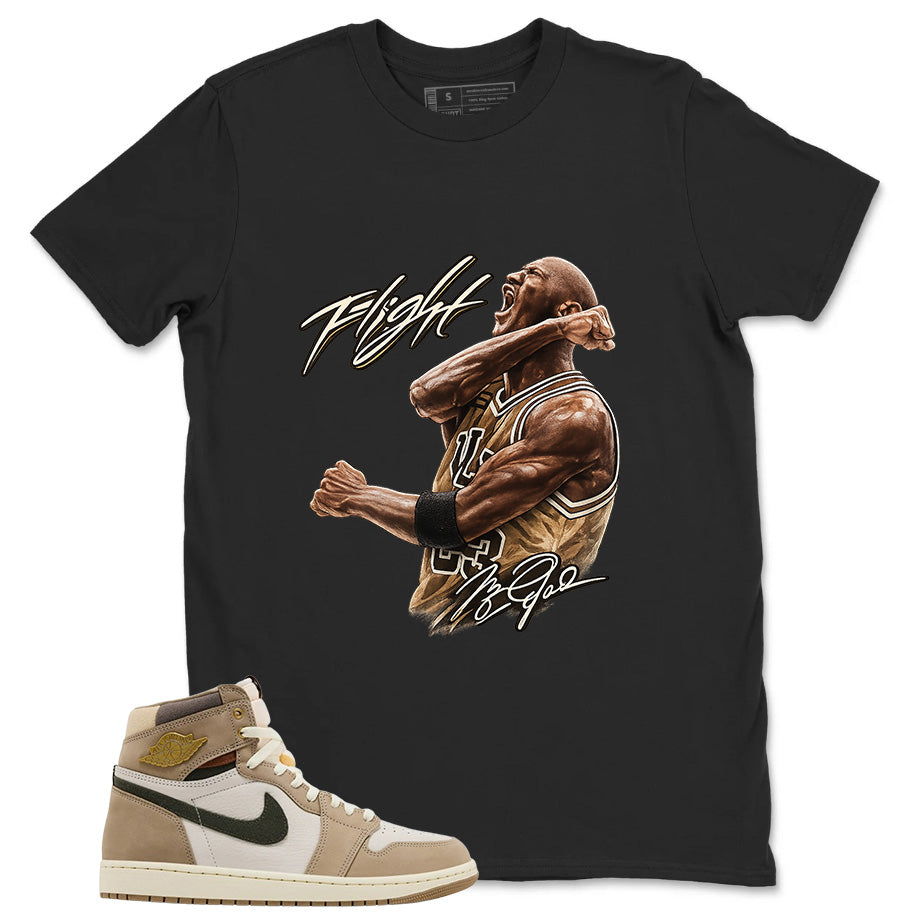 Flight Victory Shirt - Match Cream Wmns Air Jordan 1 Khaki