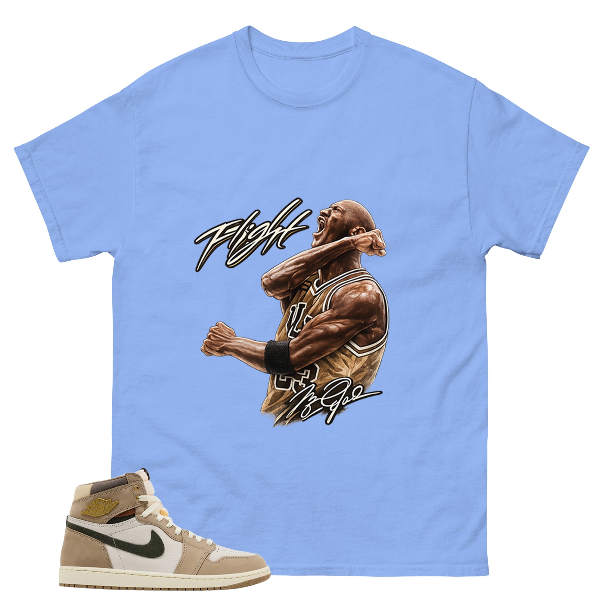 Flight Victory Shirt - Match Cream Wmns Air Jordan 1 Khaki