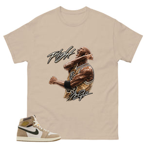 Flight Victory Shirt - Match Cream Wmns Air Jordan 1 Khaki