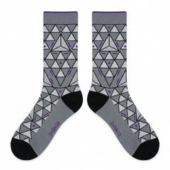 Flint 2021 Sneaker Match Socks – Air Jordan 7 Retro Flint Inspired Mid-Calf Crew Socks Unisex