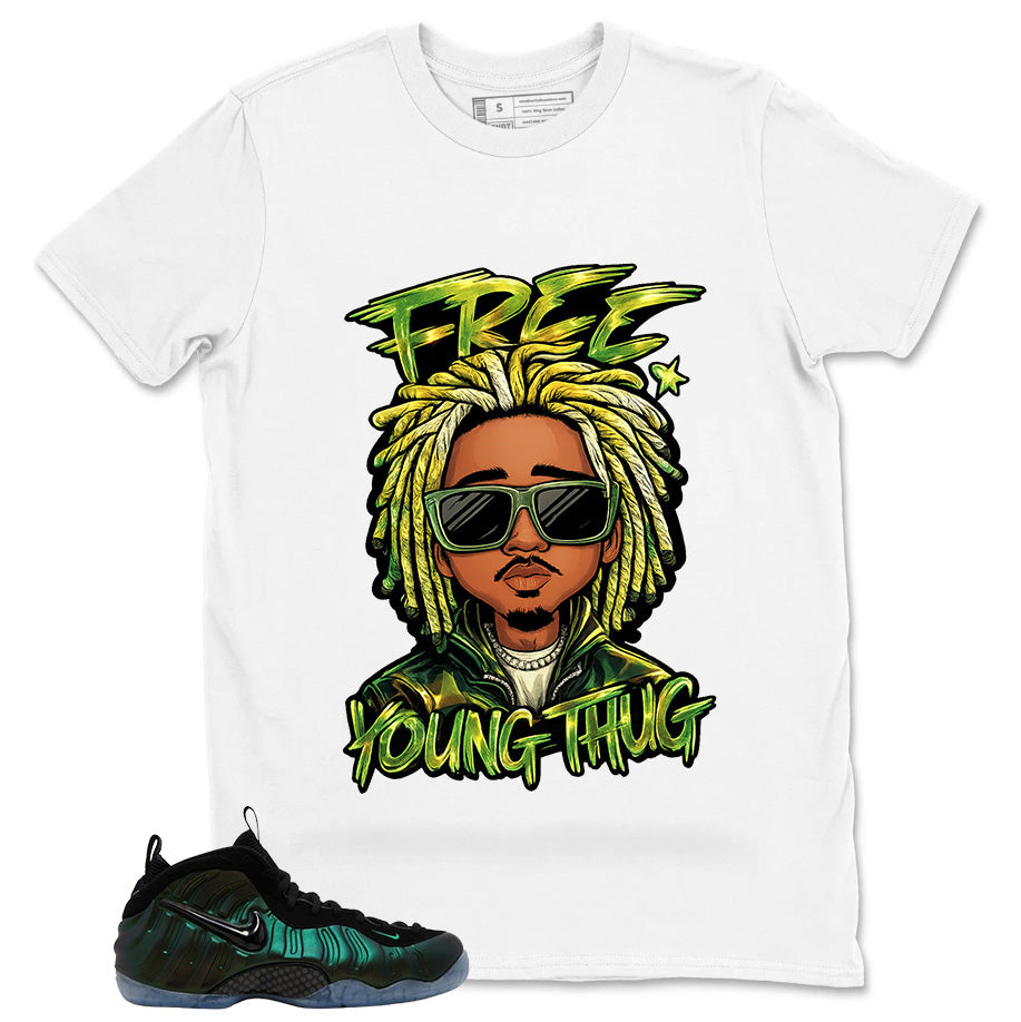 Free Young Thug Shirt - Match Air Foamposite Pro Pine Green