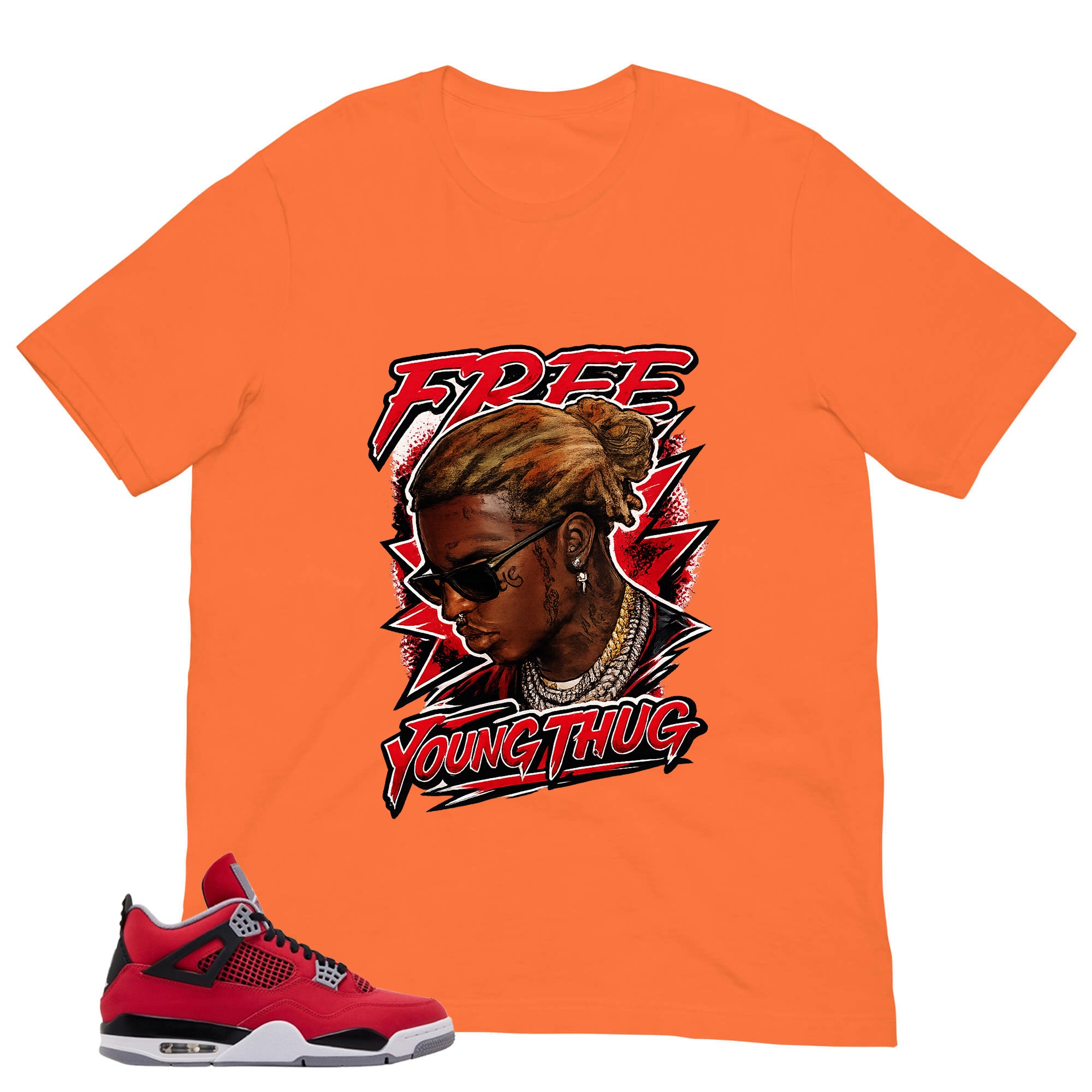 Free Young Thug Shirt - Match Air Jordan 4 Toro Bravo