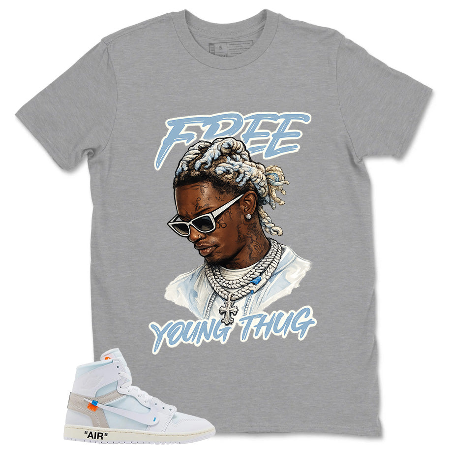Free Young Thug Shirt - Match Virgil Abloh x Air Jordan 1 Alaska