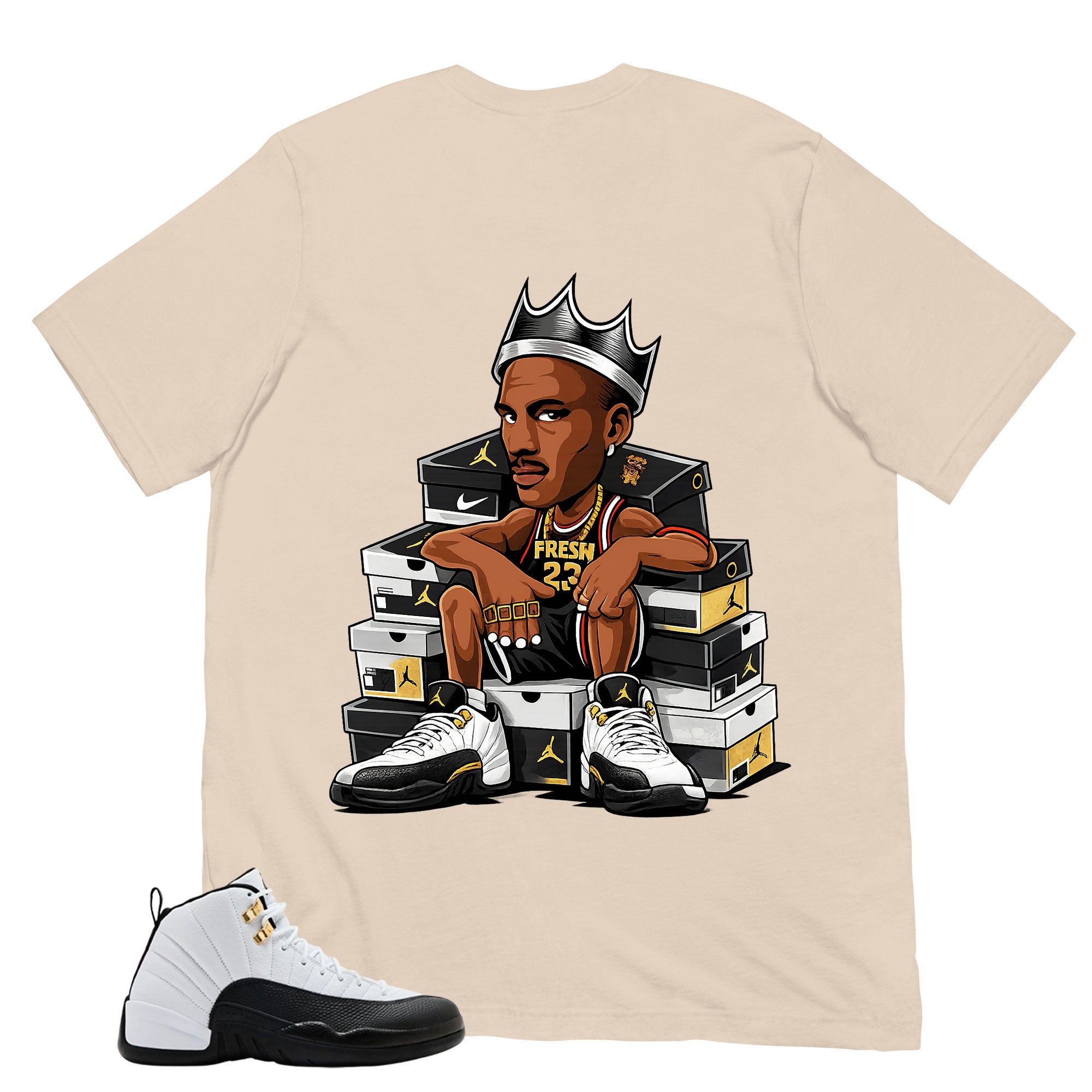 Fresh Jordan Shirt - Match Air Jordan 12 'Taxi'