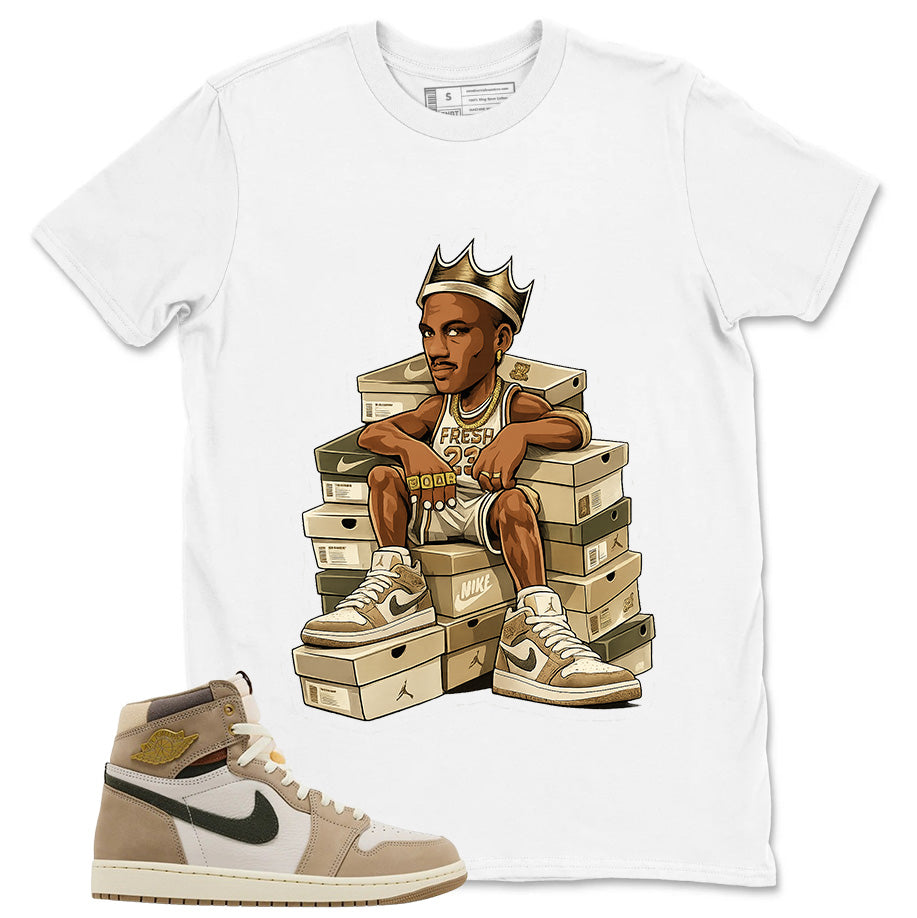 Fresh Kicks Shirt - Match Cream Air Jordan Wmns 1 Khaki