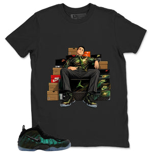 Fresh Sneaker Shirt - Match Air Foamposite Pro Pine Green