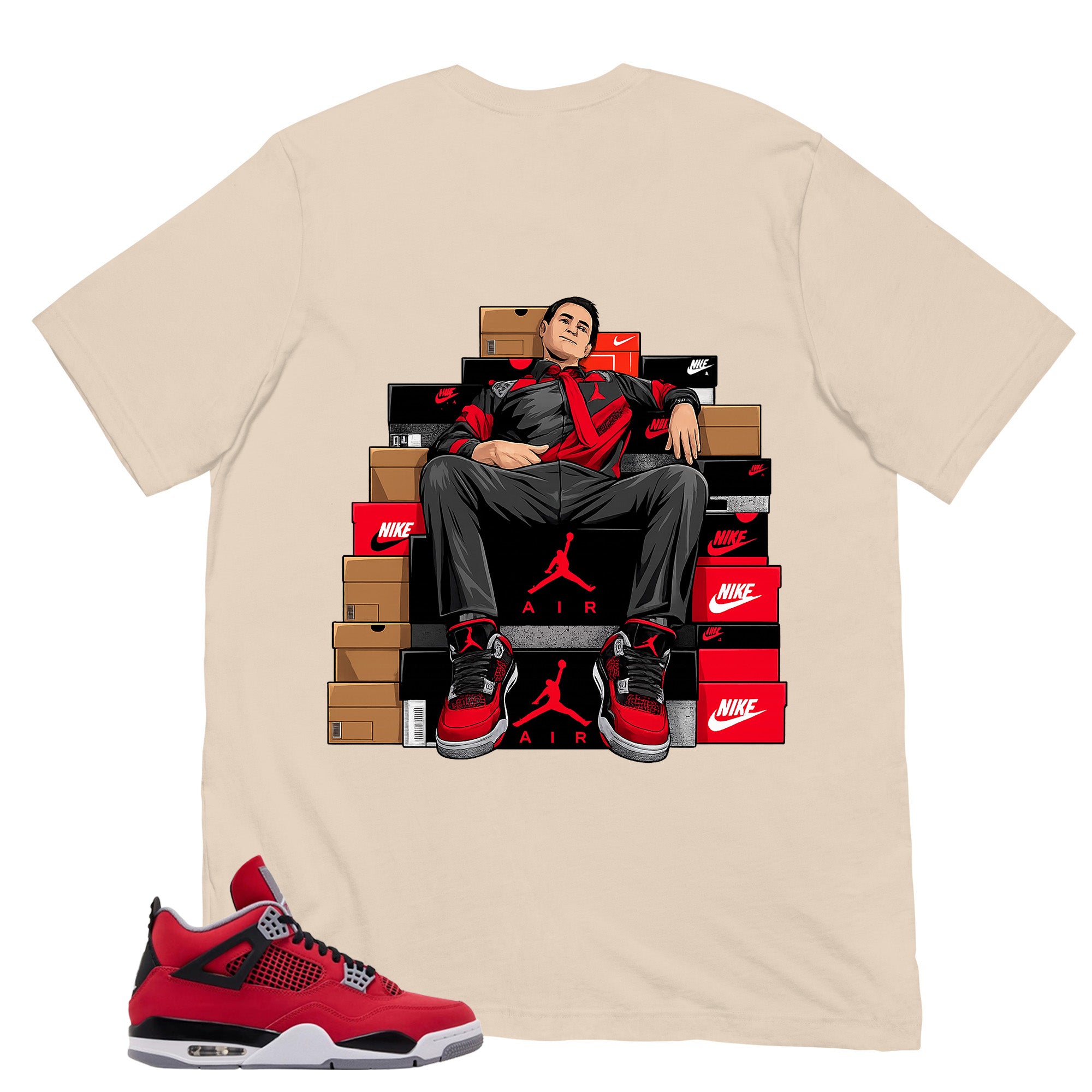 Fresh Sneaker Shirt - Match Air Jordan 4 Toro Bravo
