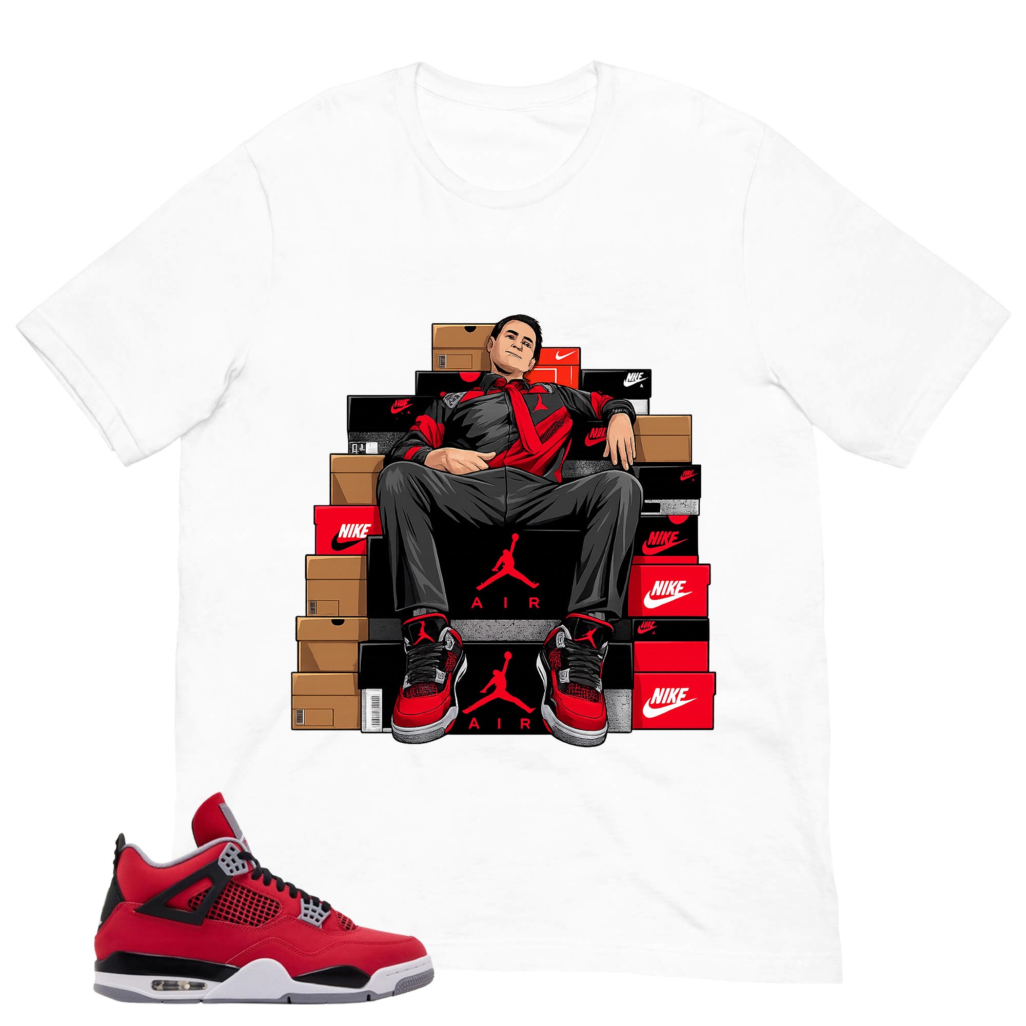 Fresh Sneaker Shirt - Match Air Jordan 4 Toro Bravo