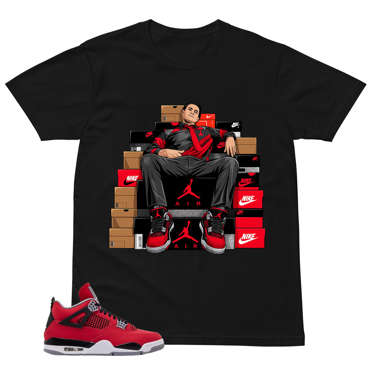 Fresh Sneaker Shirt - Match Air Jordan 4 Toro Bravo