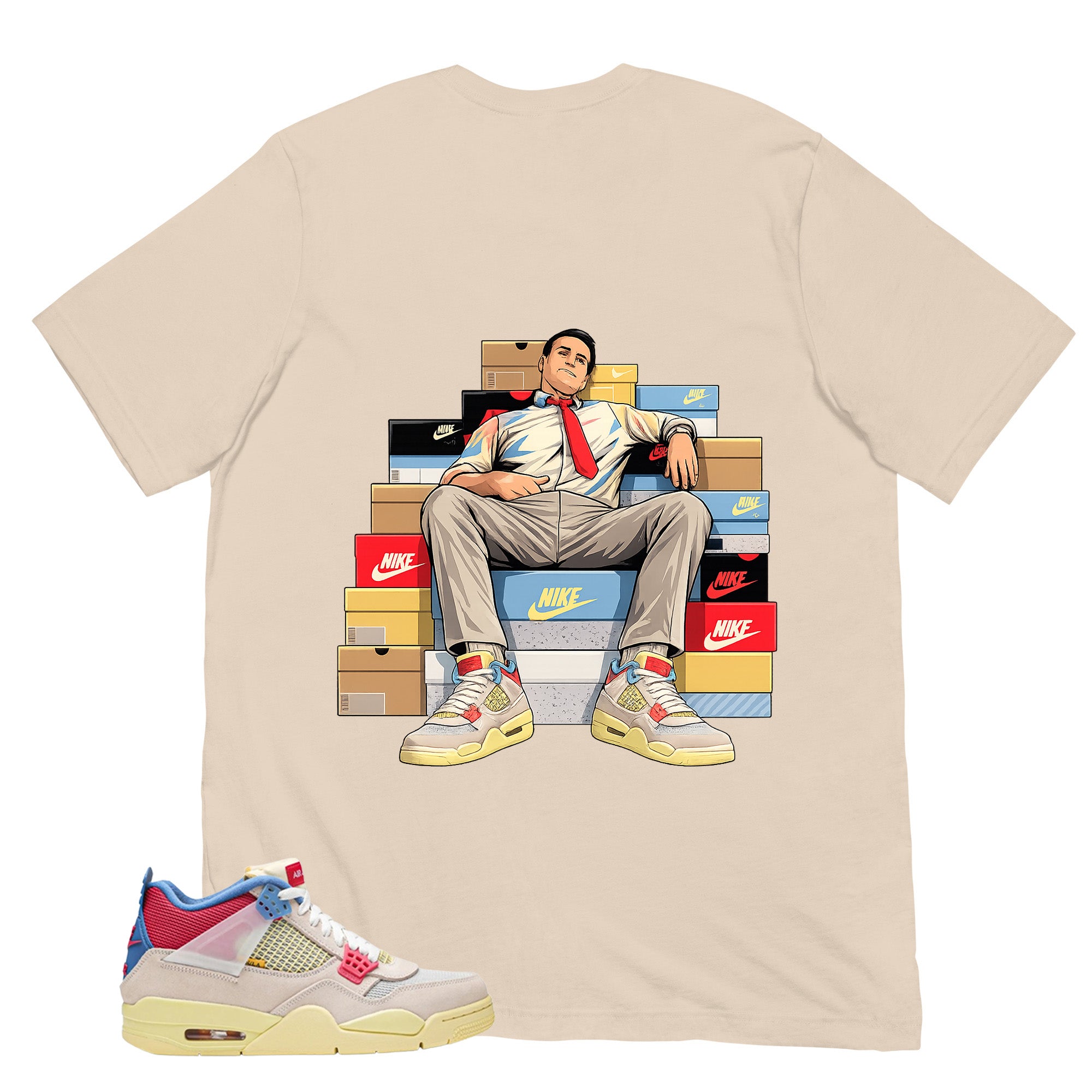Fresh Sneaker Shirt - Match Union LA x Air Jordan 4 Guava Ice