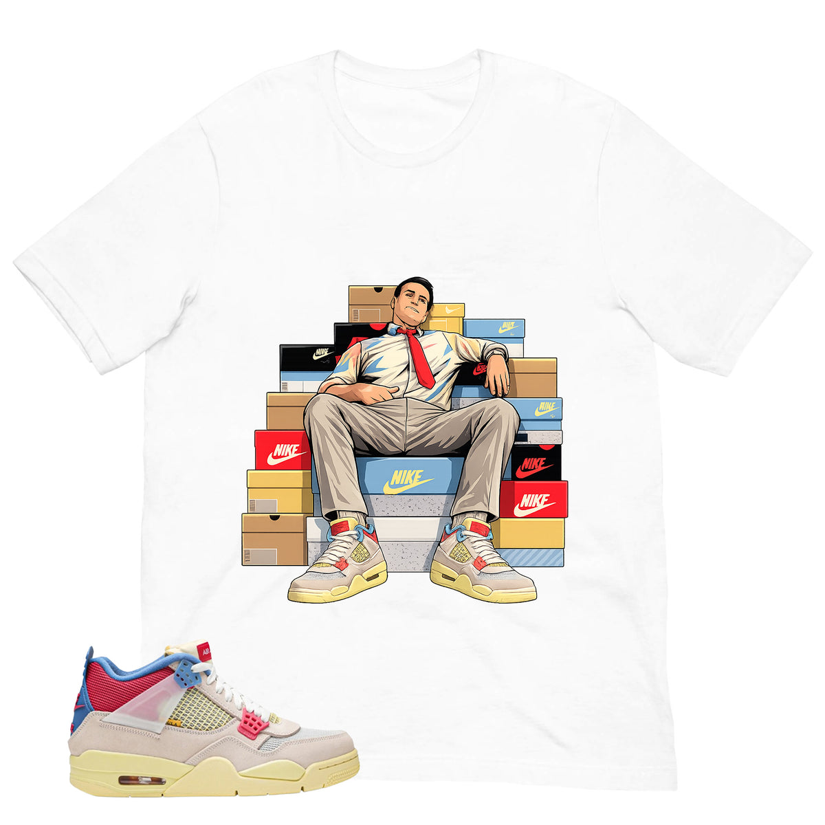 Fresh Sneaker Shirt - Match Union LA x Air Jordan 4 Guava Ice