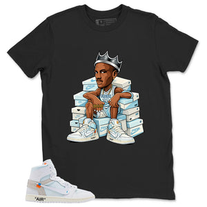 Fresh Sneaker Shirt - Match Virgil Abloh x Air Jordan 1 Alaska