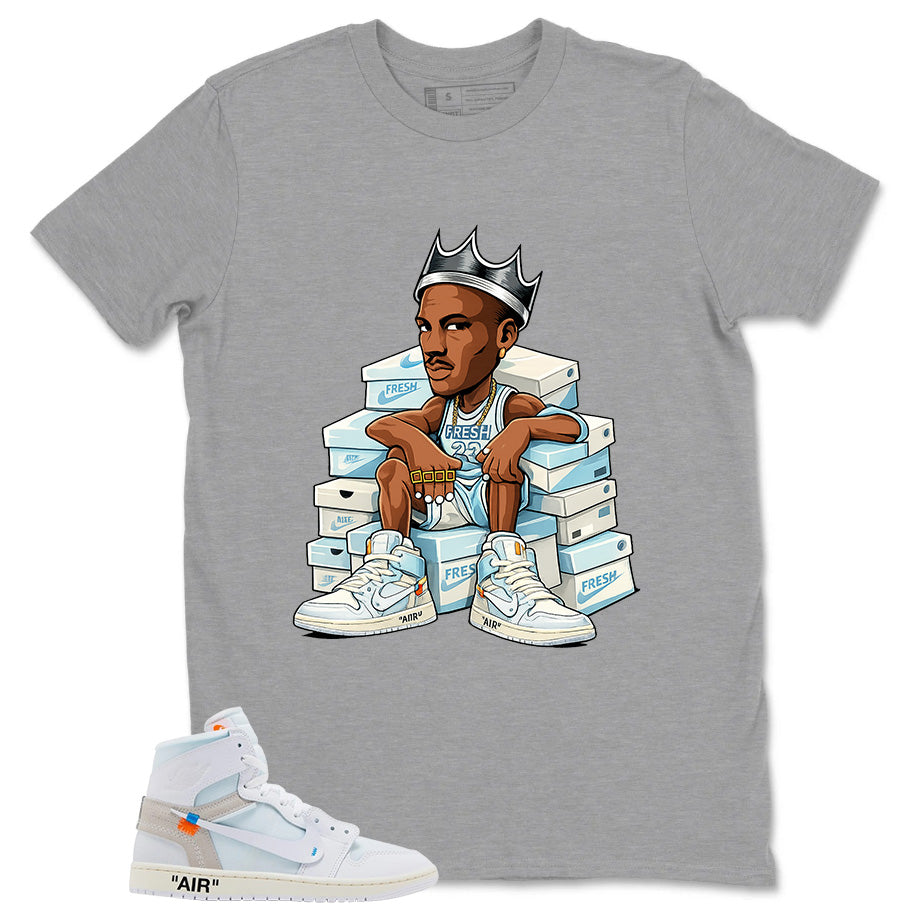 Fresh Sneaker Shirt - Match Virgil Abloh x Air Jordan 1 Alaska