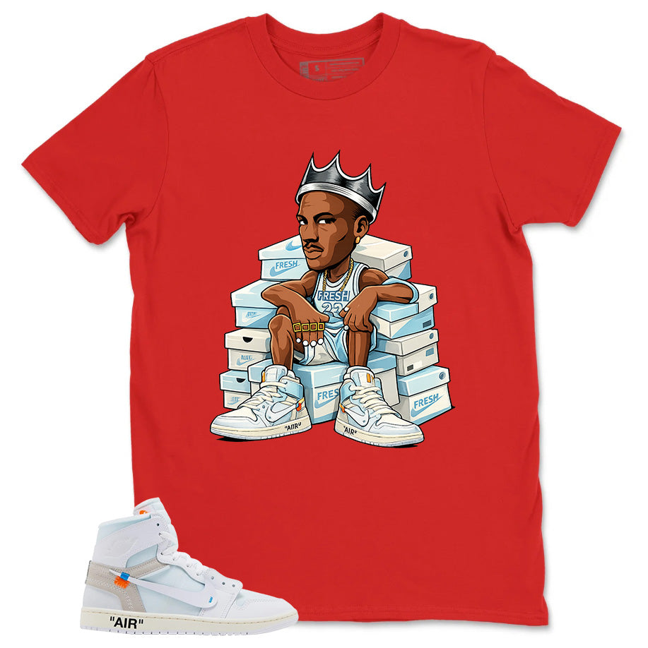 Fresh Sneaker Shirt - Match Virgil Abloh x Air Jordan 1 Alaska