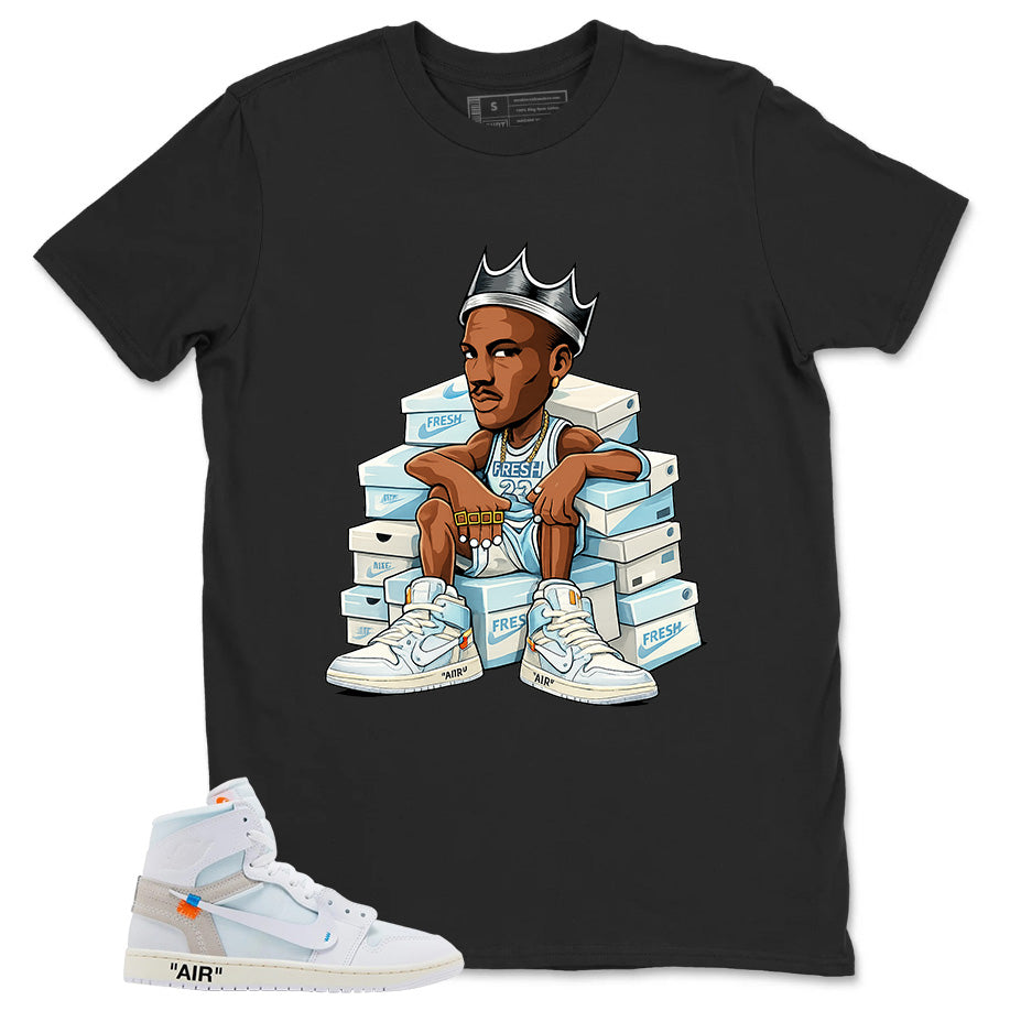 Fresh Sneaker Shirt - Match Virgil Abloh x Air Jordan 1 Alaska