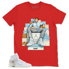 Fresh Sneaker Shirt - Match Virgil Abloh x Air Jordan 1 Alaska